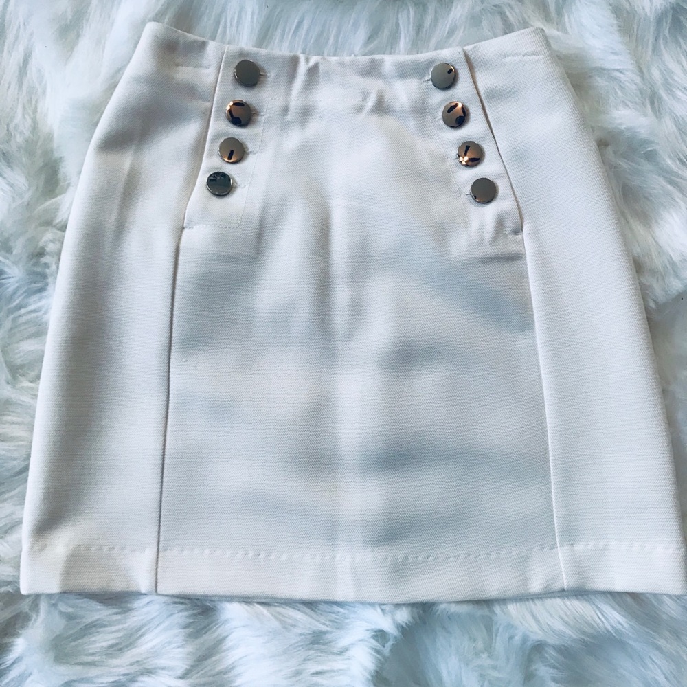 H & M  Cream Skirt